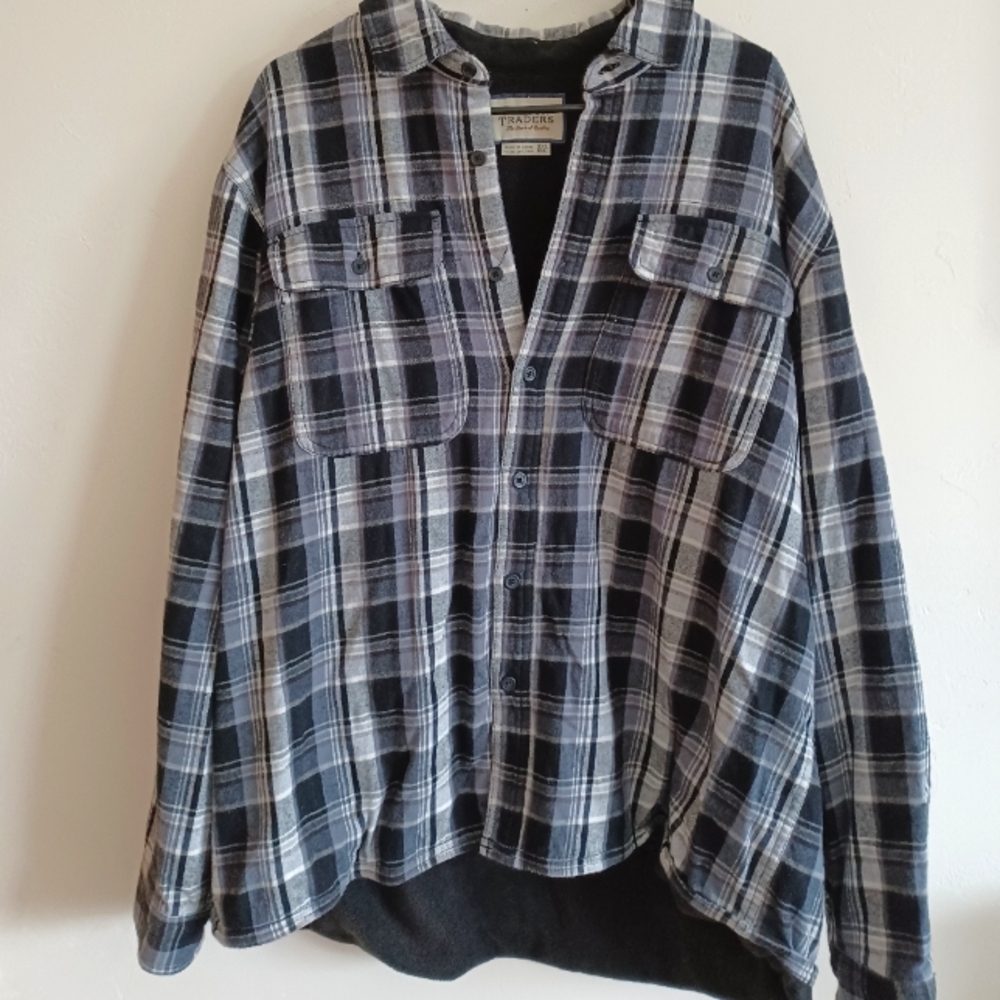 Mens Boston Traders plush flannel